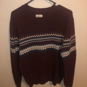 Burgundy sweater